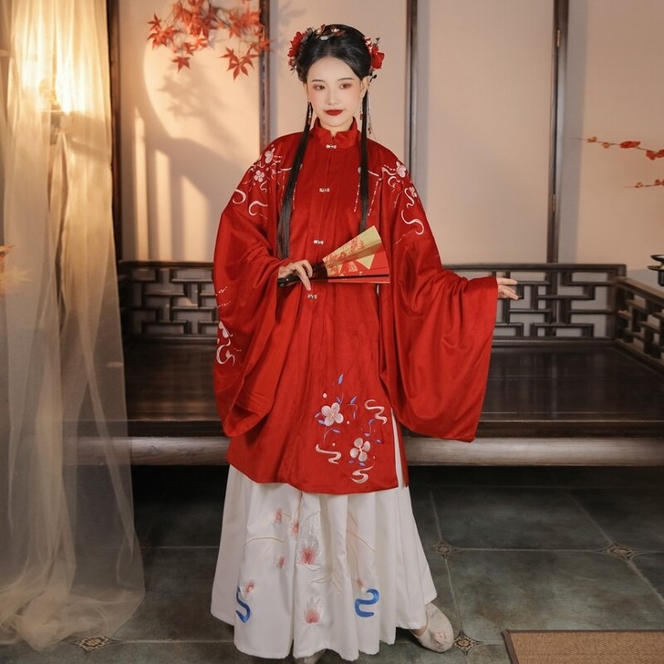叶凌月原创【花朝子】明制汉服 女 春秋套装...