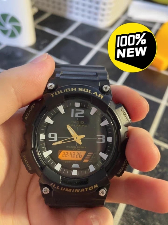 casio旗舰店AQ-S810-1B运动防...
