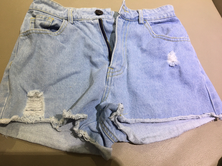 牛仔短裤，没穿几次，小码，不退不换