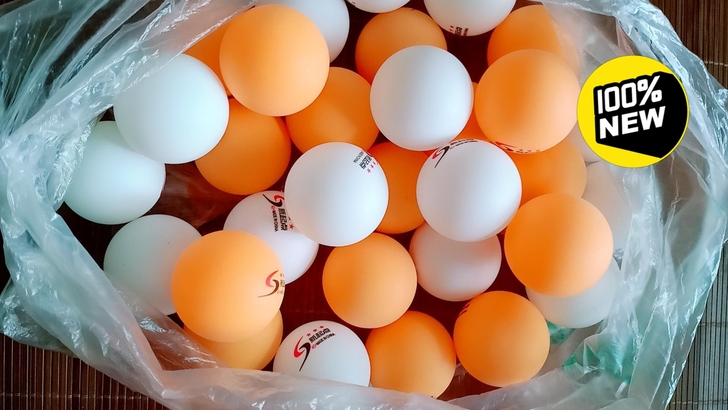 乒乓球包邮60只桶装三星球新材料40+高弹...