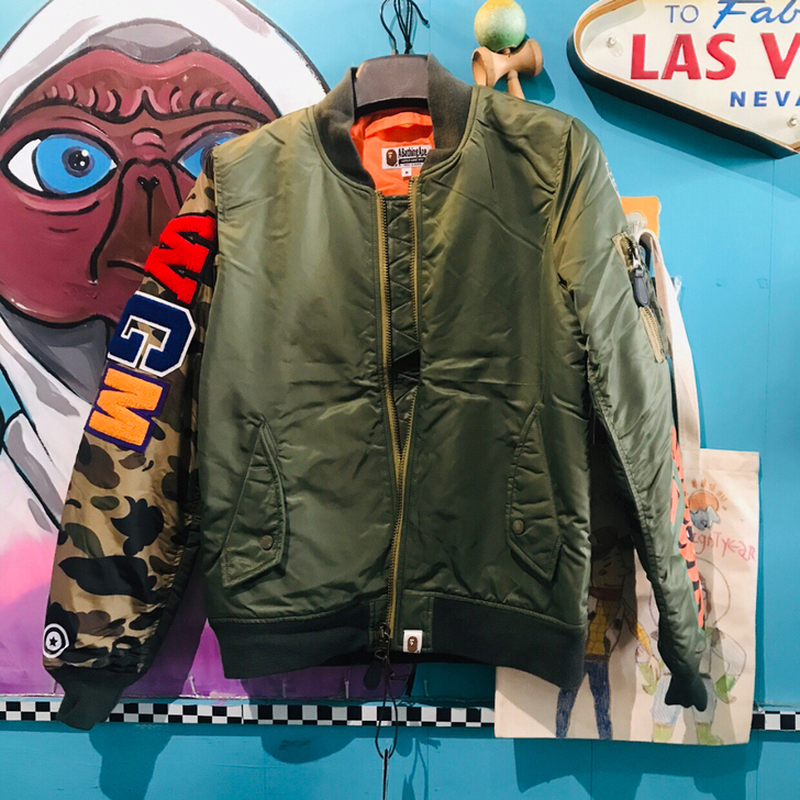 外贸棒球棉服 日本潮牌