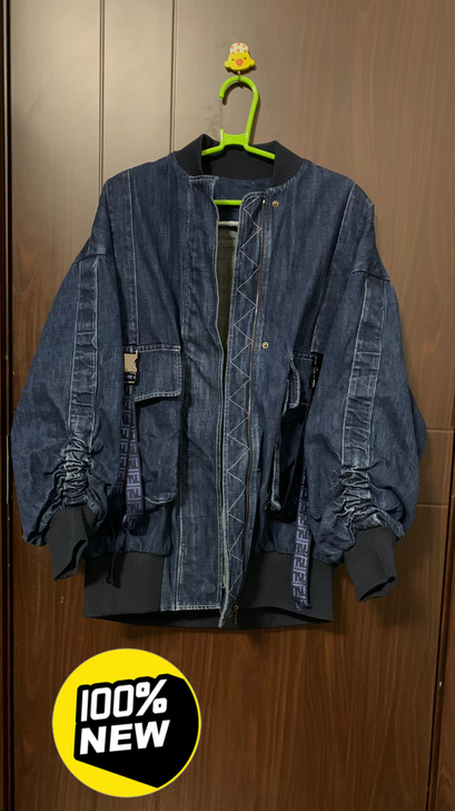 美国潮牌代购棒球潮服牛仔外套入手价1689