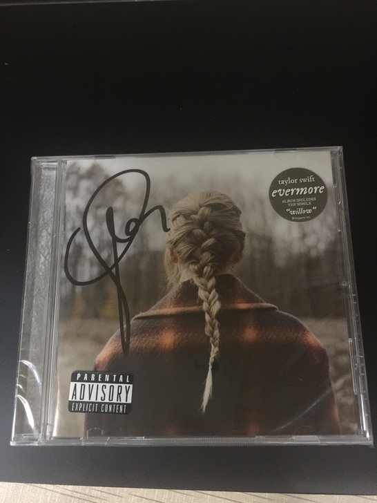 全新 Taylor swift签名专辑 e...