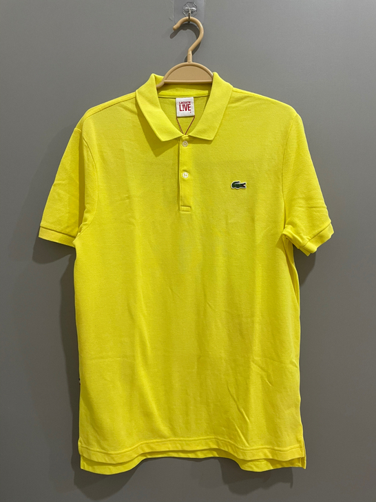 正品Lacoste法国鳄鱼男士经典休闲短袖...