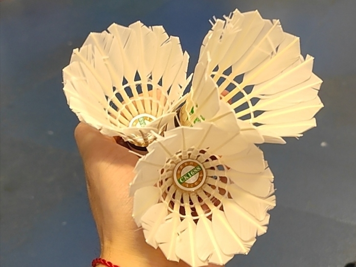 出售各类级别羽毛球85成新～9成新