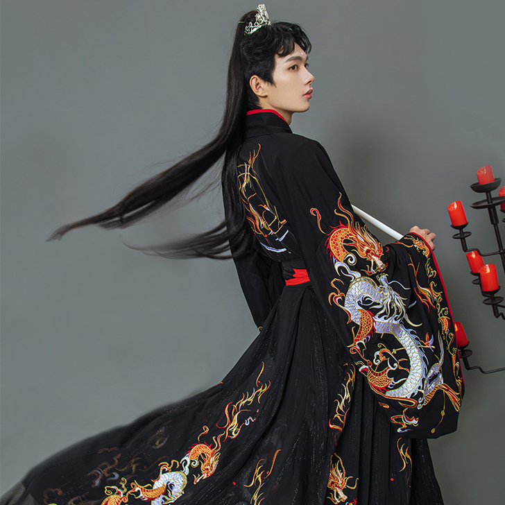 如梦霓裳烛龙神都夜行录联名汉服男交领襦裙重...