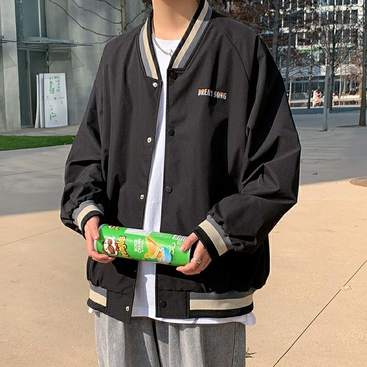 得物189同款李砚主理B3K棒球花夹克外套...