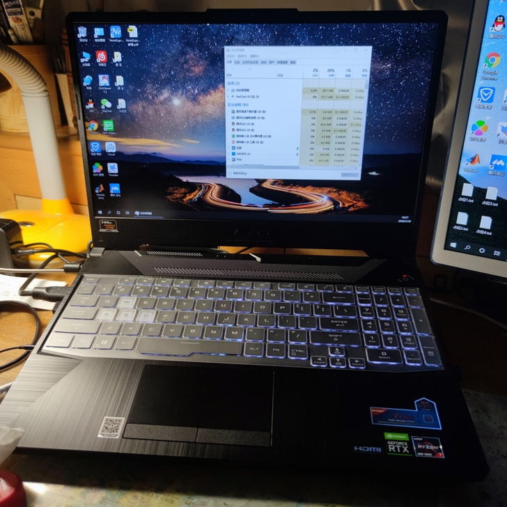 华硕天选1代,2020年7月刚买的。还有4...