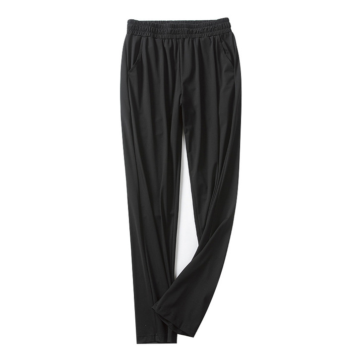 300斤特大码女长裤夏季冰丝裤胖人高腰弹力...