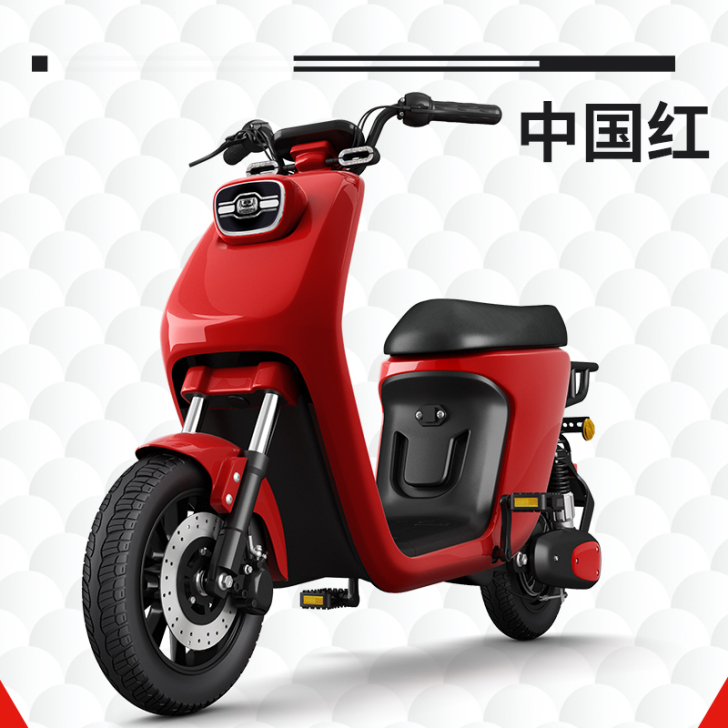 加州豹新款国标电动车48V踏板助力小型代步...