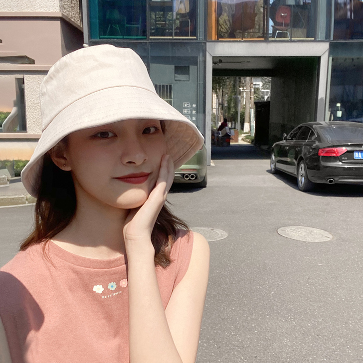渔夫帽女可调节百搭遮阳帽夏季薄款遮脸防晒帽...