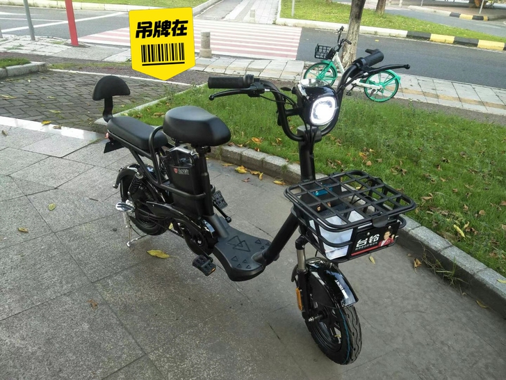 名牌台铃48V锂电池电动车带电子防盗报警器...