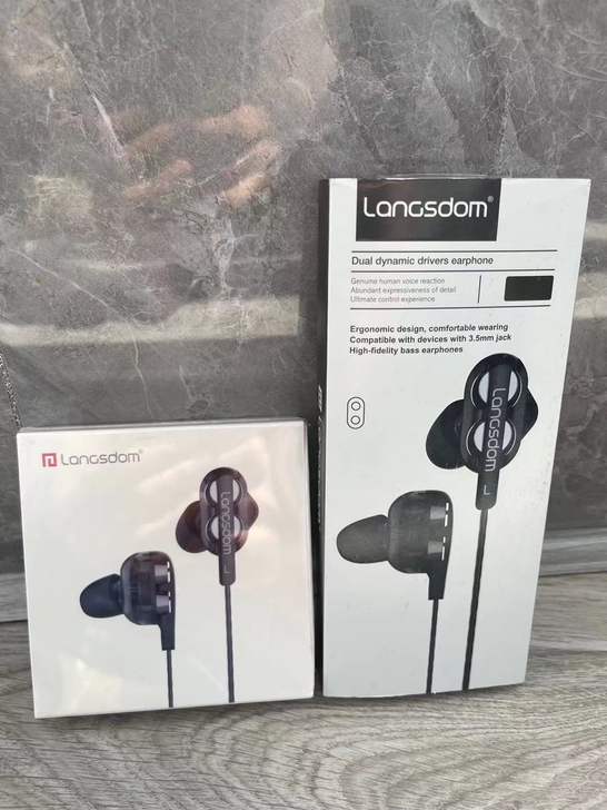 全新兰士顿D4耳机重低音入耳式手机有线降噪...