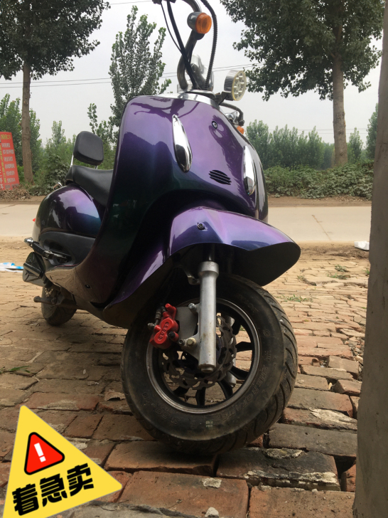 本田哈雷复古风格，电动车，6块电瓶的，现在...