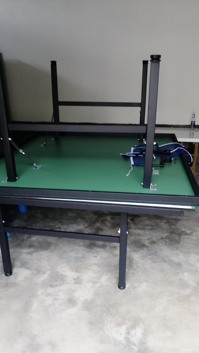 全新正品乒乓球桌带轮移动式家用可折叠乒乓球...