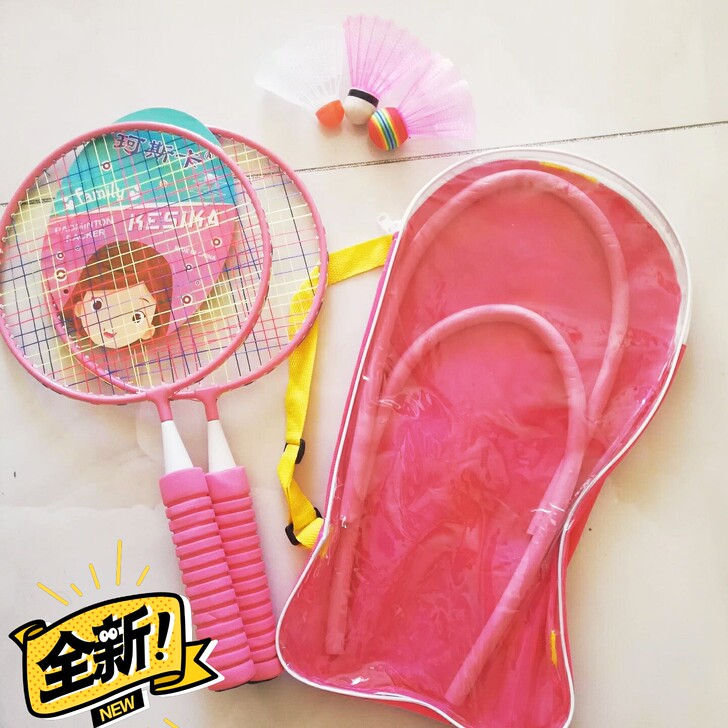 【全新包邮】小孩羽毛拍
