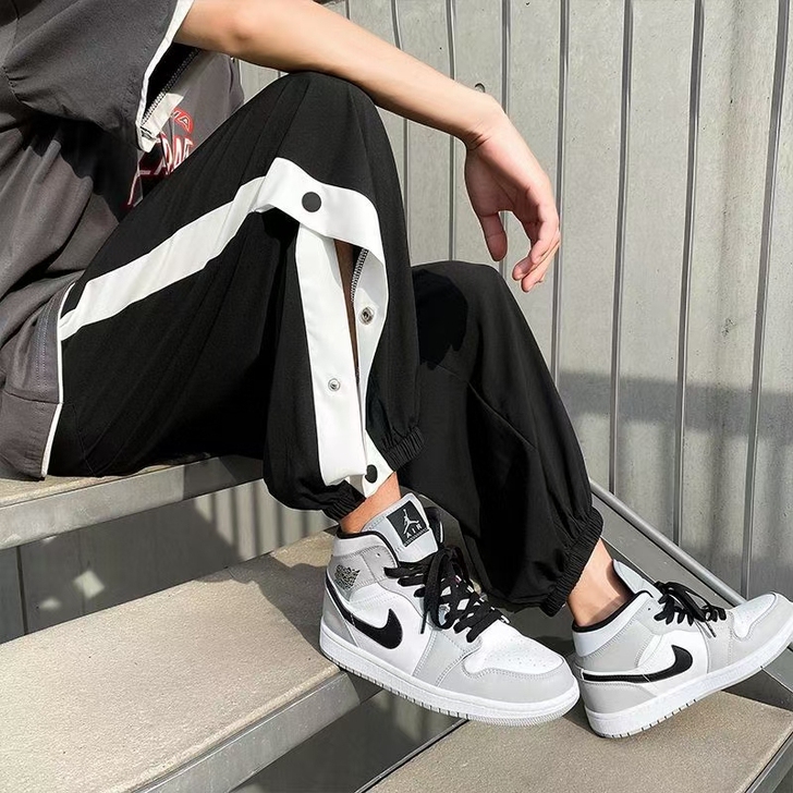 「乔排丹扣冰丝裤」