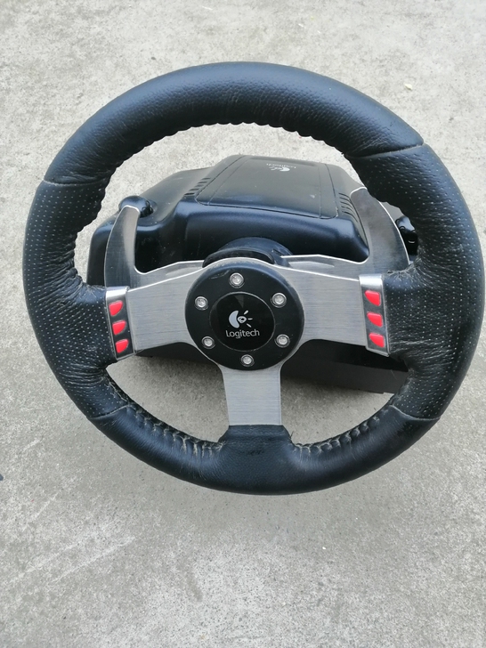 Logitech罗技 G27方向盘，成色垃...