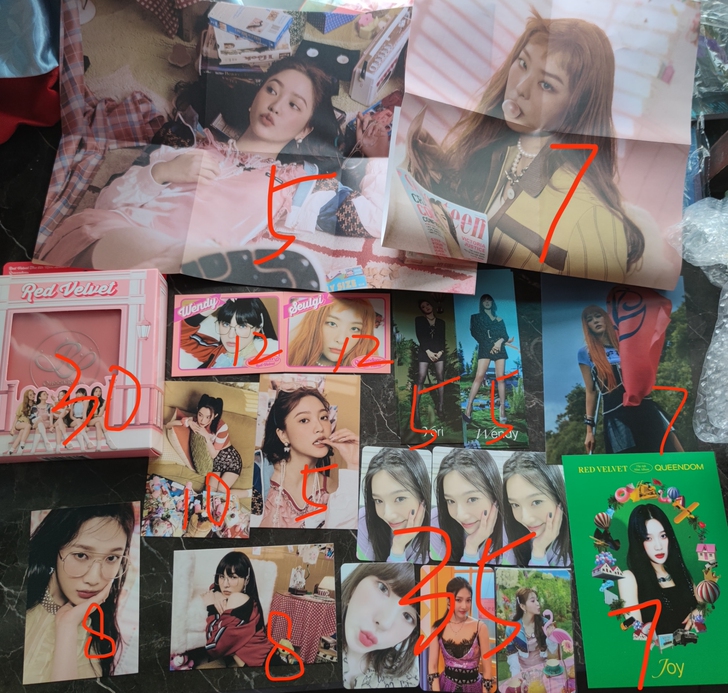 Red velvet 新专迷你6裸专小卡明...
