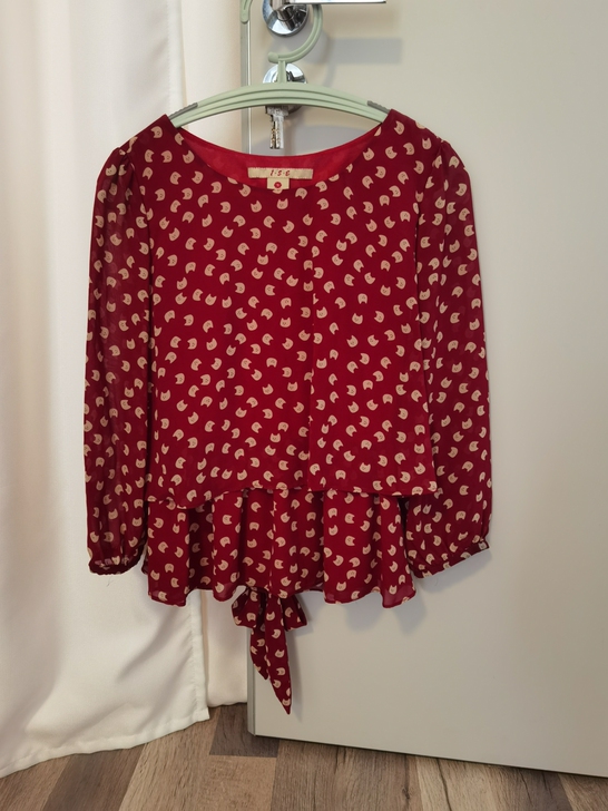 雪纺衫，九成新