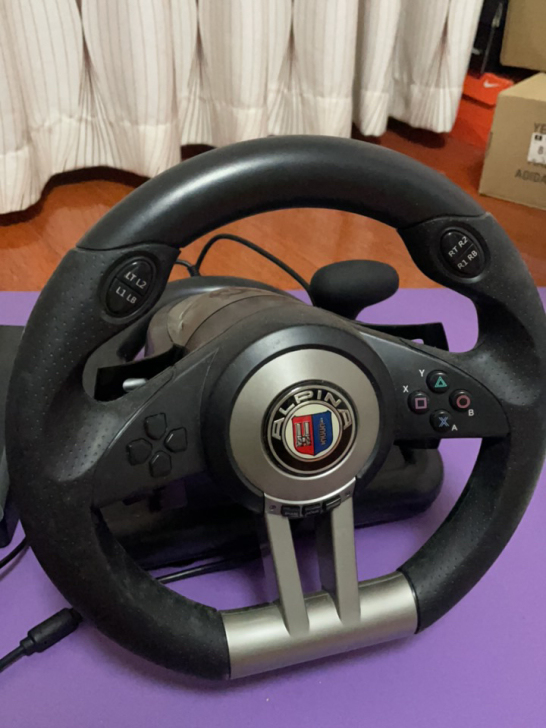赛车模拟器 方向盘带踏板 莱士达赛车模拟器...
