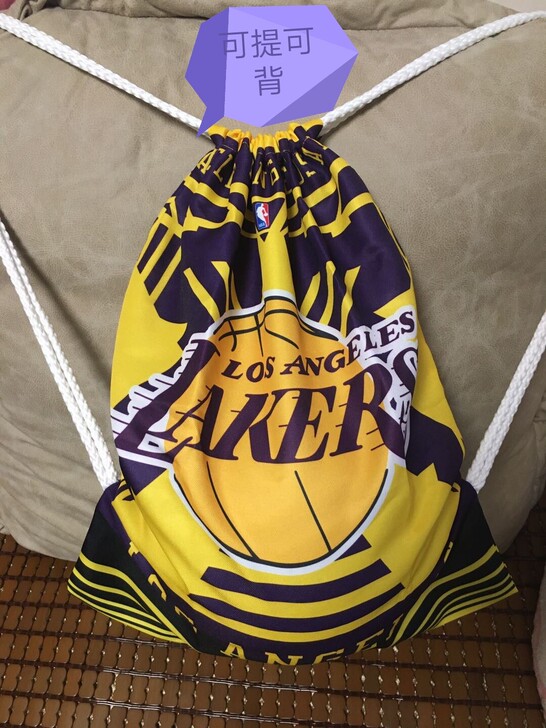 篮球袋湖人队勇士队雄鹿队篮球背包篮球包训练...
