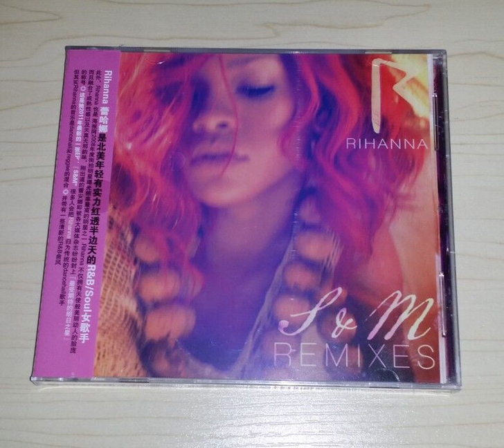 蕾哈娜  单曲CD 全新未拆，售出不退不换！