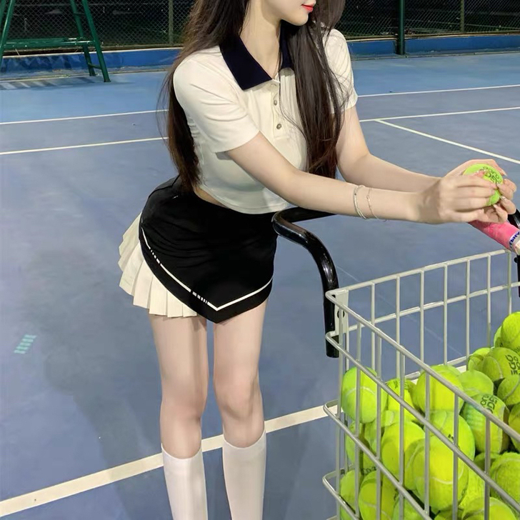 CHU小初 校花妹妹的网球课 运动套装 全...