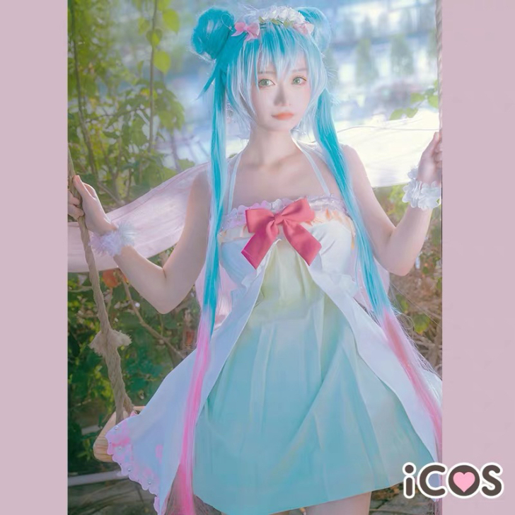 初音春之妖精cos 衣服只穿过一次 买大了...