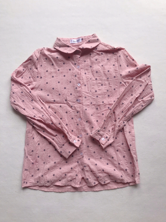 碎花长袖衬衫，全新，s码。