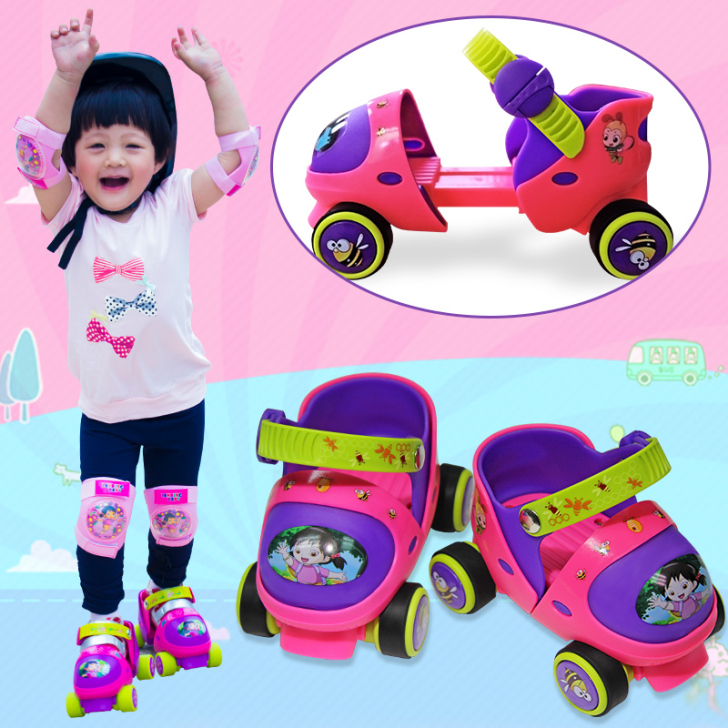 玄凌 双排轮，蓝色的