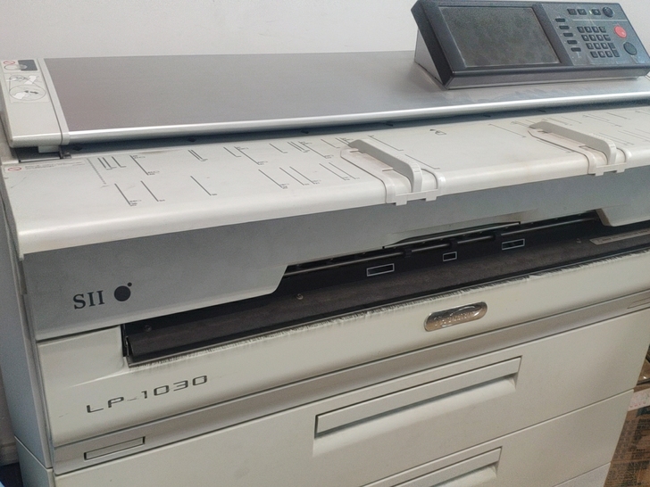 精工SII LP-1030蓝图打印机工程机...