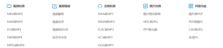 pdf转word，pdf转图片，文字转语音...