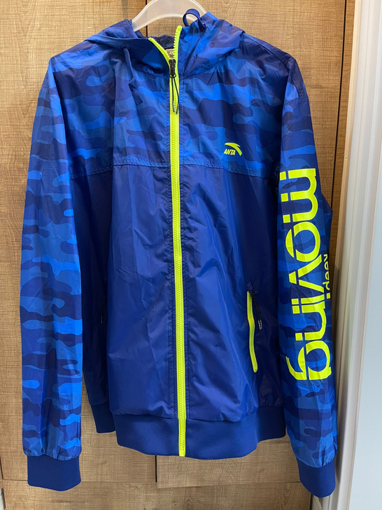 安踏男士防风运动拉链上衣