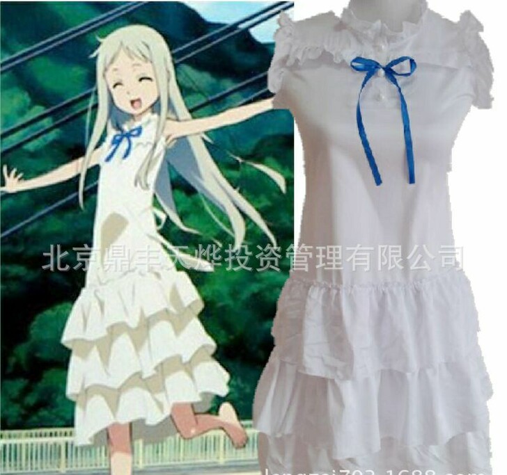 【全新】未闻花名本间芽衣子面码cos服连衣裙