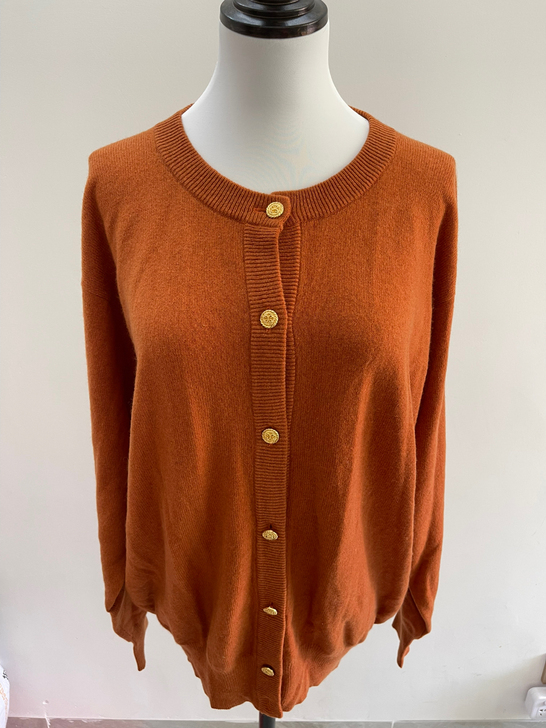 几乎全新的开衫羊绒衫，含绒量百分之百，日本...