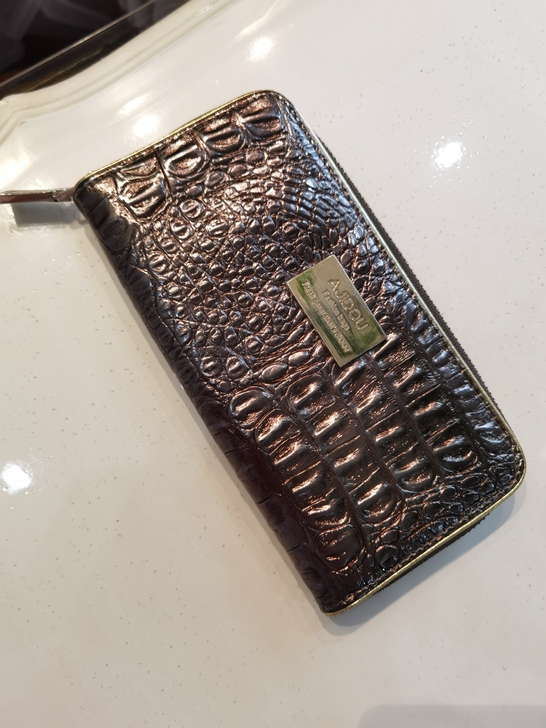 阿吉豆钱包手拿包，拉链款钱包，长款钱包，蛇...