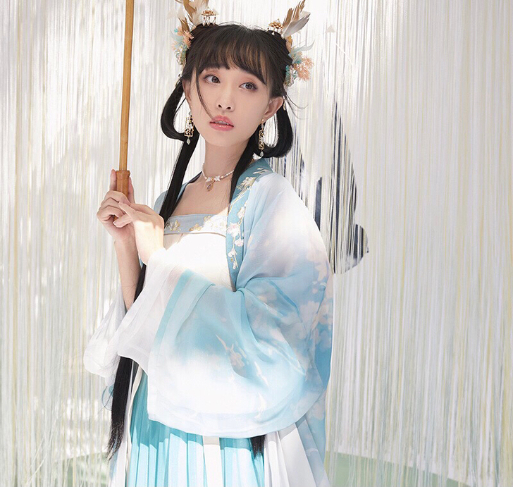 十三余 小豆蔻儿 天青色 正 XS码