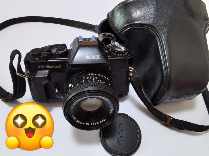 理光KR5super2胶片相机，50/2X...