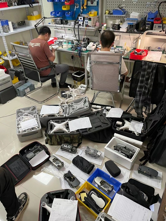 维修大疆各类机型，大疆无人机维修，御二维修...