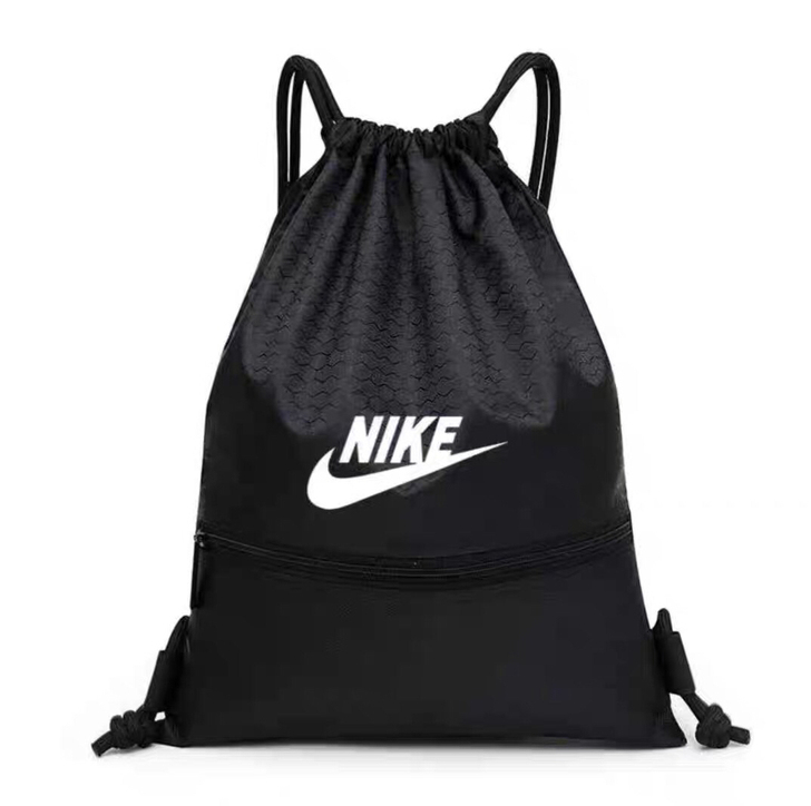 全新nk束口袋抽绳双肩包篮球包足球包运动健...