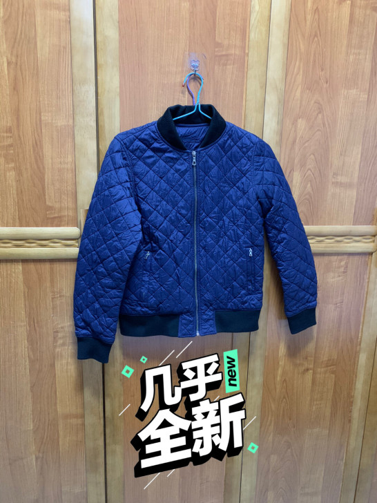 法国鳄鱼冬款棒球棉服，专柜入，穿过两次，风...