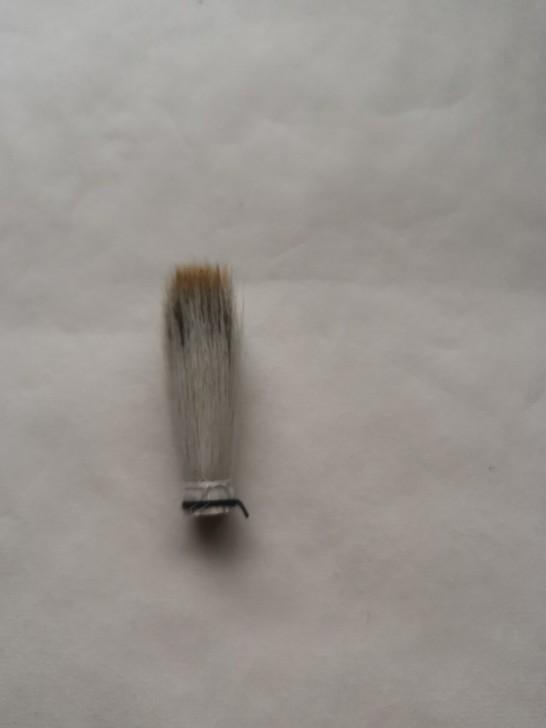 毛笔头子 手工DIY紫羊豪毛笔头子