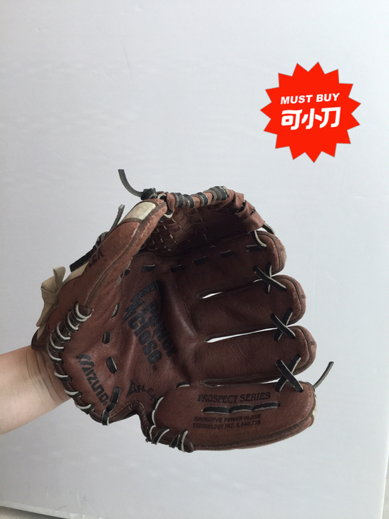 全真皮mizuno儿童棒球手套