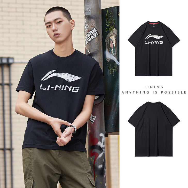 夏季潮牌纯棉短袖圆领宽松运动男女情侣款印花...