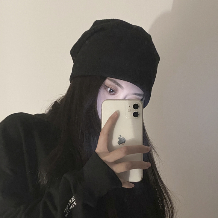 网红炸街帽子女春秋百搭毛线帽保暖包头帽韩版...