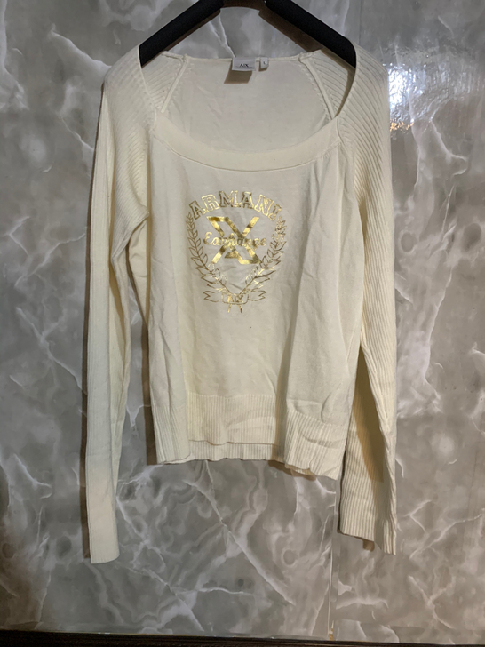 阿玛尼女士针织衫,标已拍自己去鉴,或者买过...