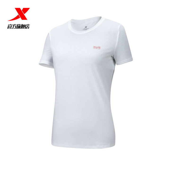 特步短袖女2021夏季新款透气