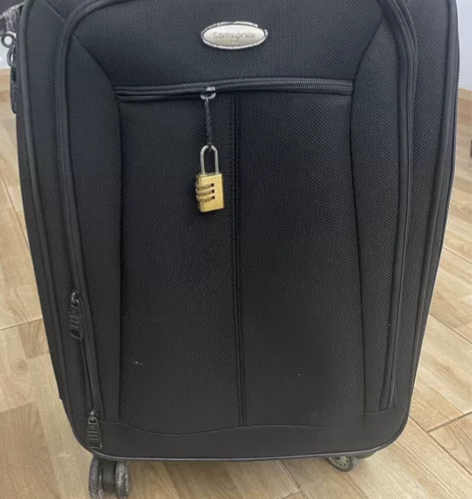 新秀丽行李箱！专柜入！牛津布拉杆箱密码学生...