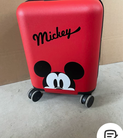 不莱玫儿童箱16寸行李箱米奇 全新微瑕疵 ...